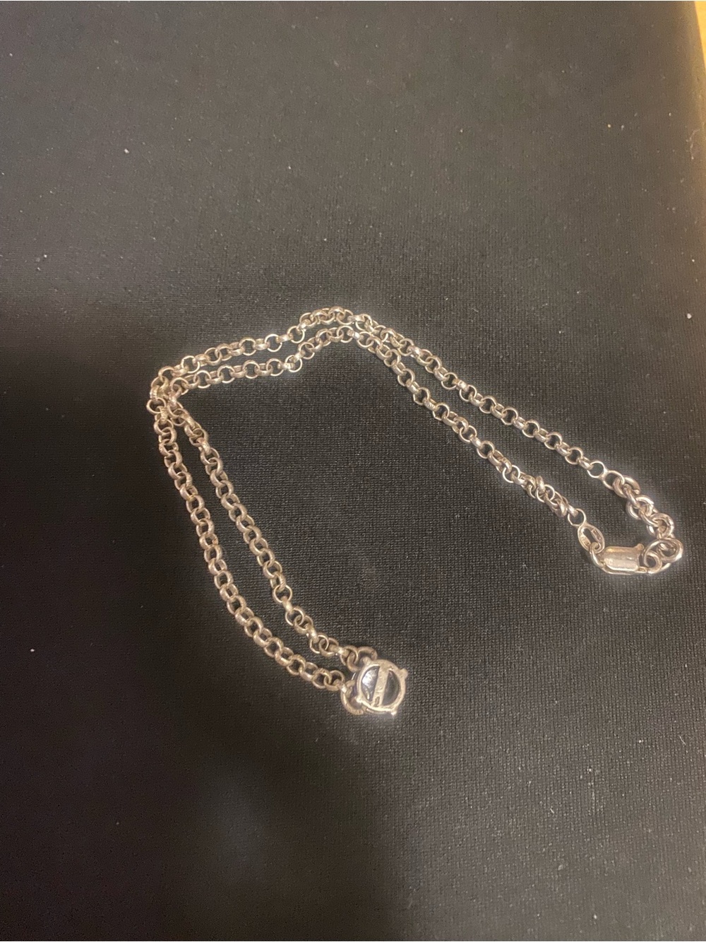 1kt Cubic zirconia Sterling Silver Pendant Necklace Solitaire  - Silver 925 - Picture 5 of 5